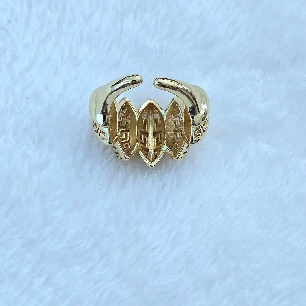 Eye👁 Candy🍭 Septet (7) Ridge Greek🇬🇷 Key🔑 Statement Ring💍 - NWT